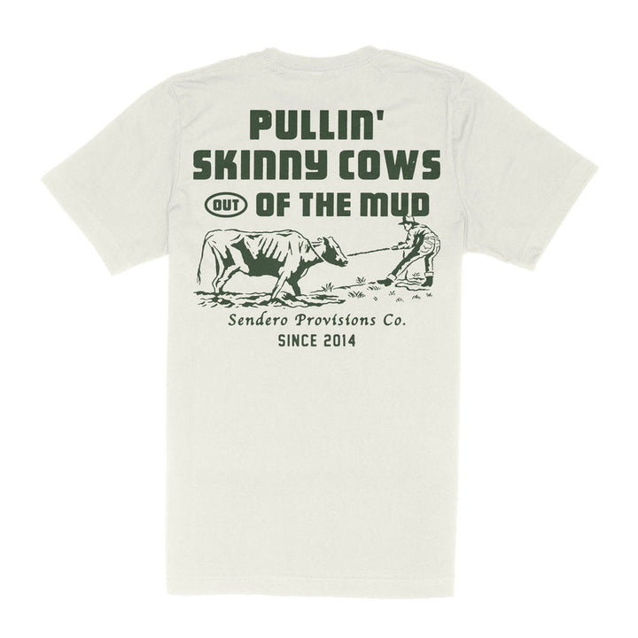 Sendero Skinny Cows T-Shirt - Vintage White - Sun Diego Boardshop