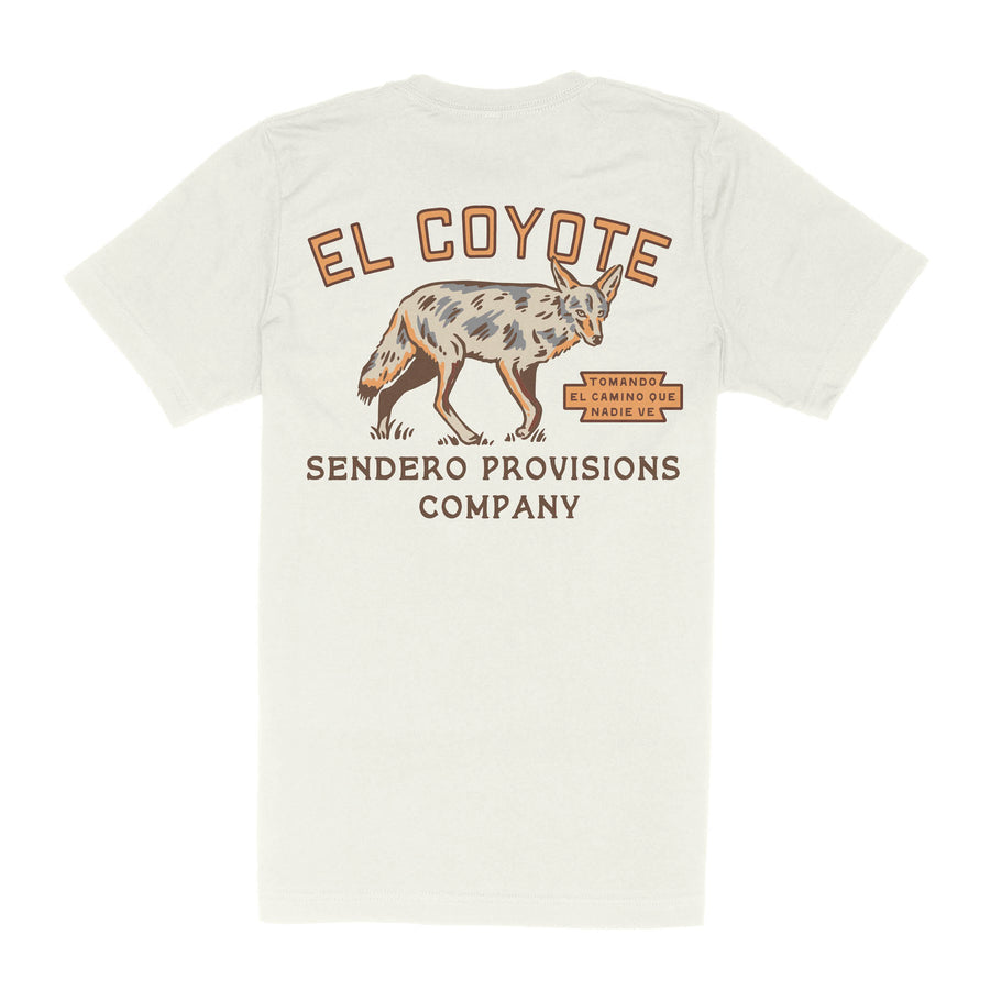 Sendero Coyote T-Shirt - Vintage White - Sun Diego Boardshop
