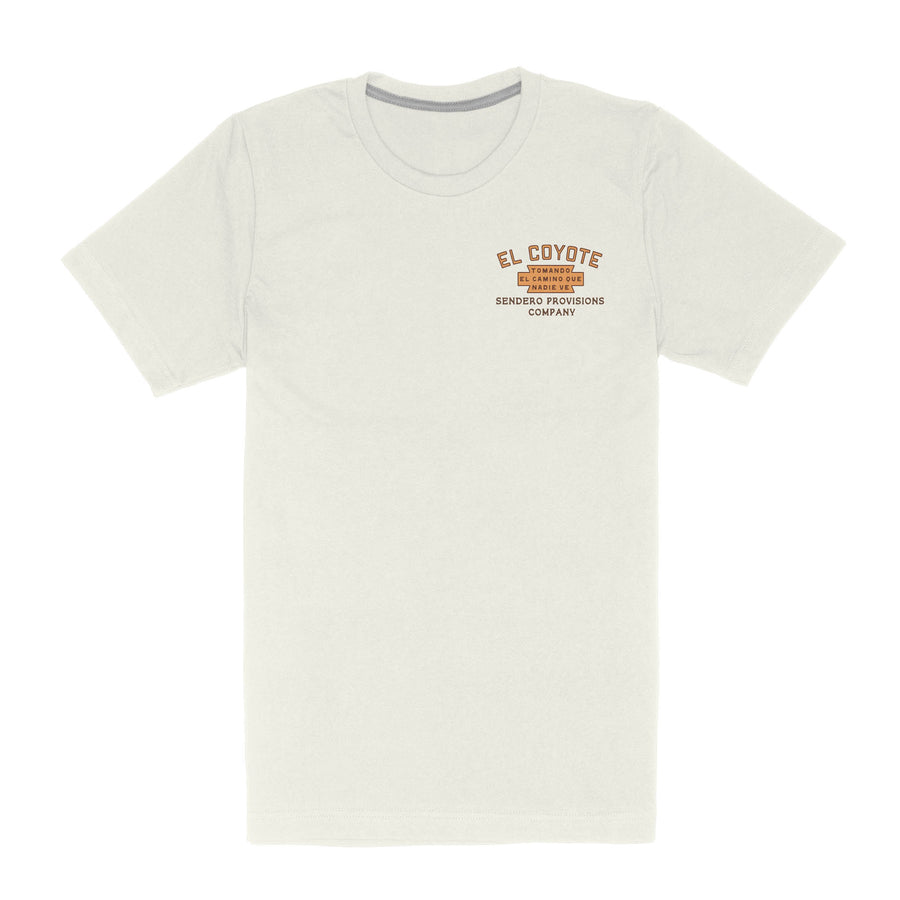 Sendero Coyote T-Shirt - Vintage White - Sun Diego Boardshop