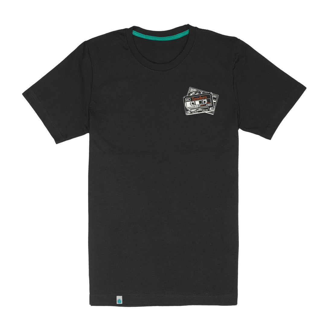 Sendero Men's Cassette Tape T-Shirt - Black - Sun Diego Boardshop