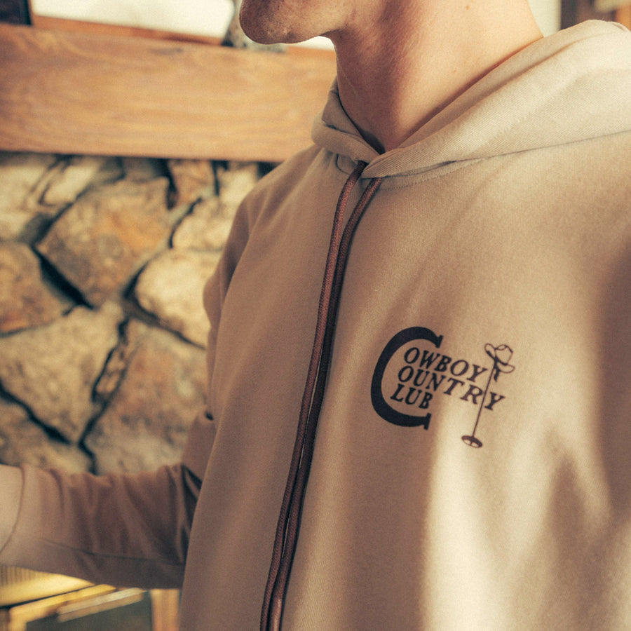 Sendero Cowboy Country Club Hoodie - Sand - Sun Diego Boardshop