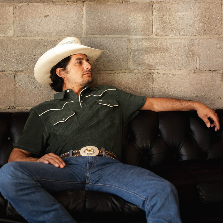 Sendero Cantina Terry Polo - SPRUCE GREEN - Sun Diego Boardshop