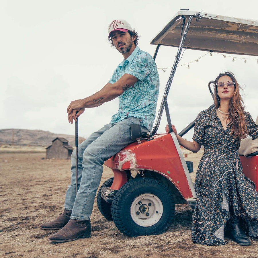 Sendero High Noon Performance Polo - Big Bend - Sun Diego Boardshop