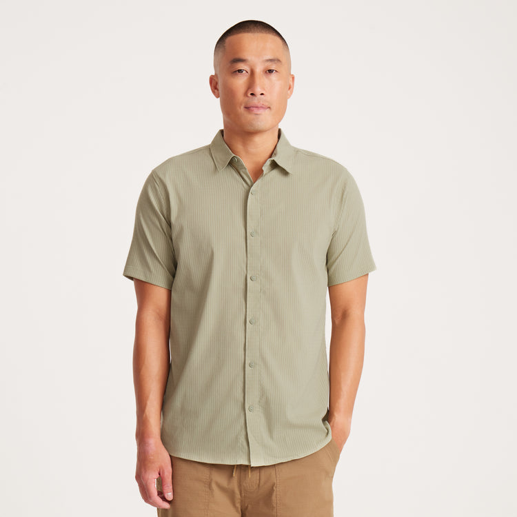 Roark Bless Up Breathable Stretch Shirt - Sage - Sun Diego Boardshop