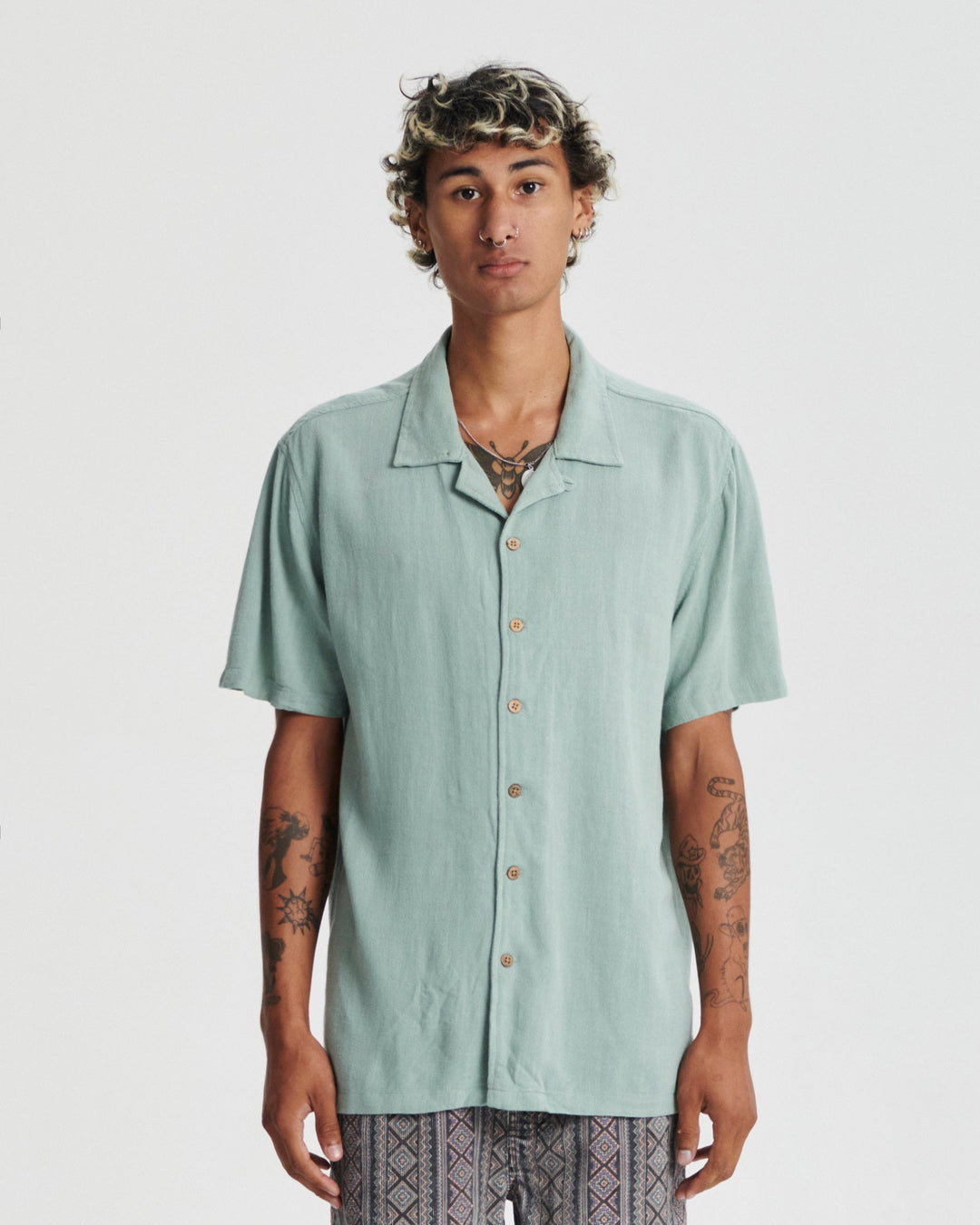 Critical Slide Ernie Resort Shirt - Seagrass - Sun Diego Boardshop