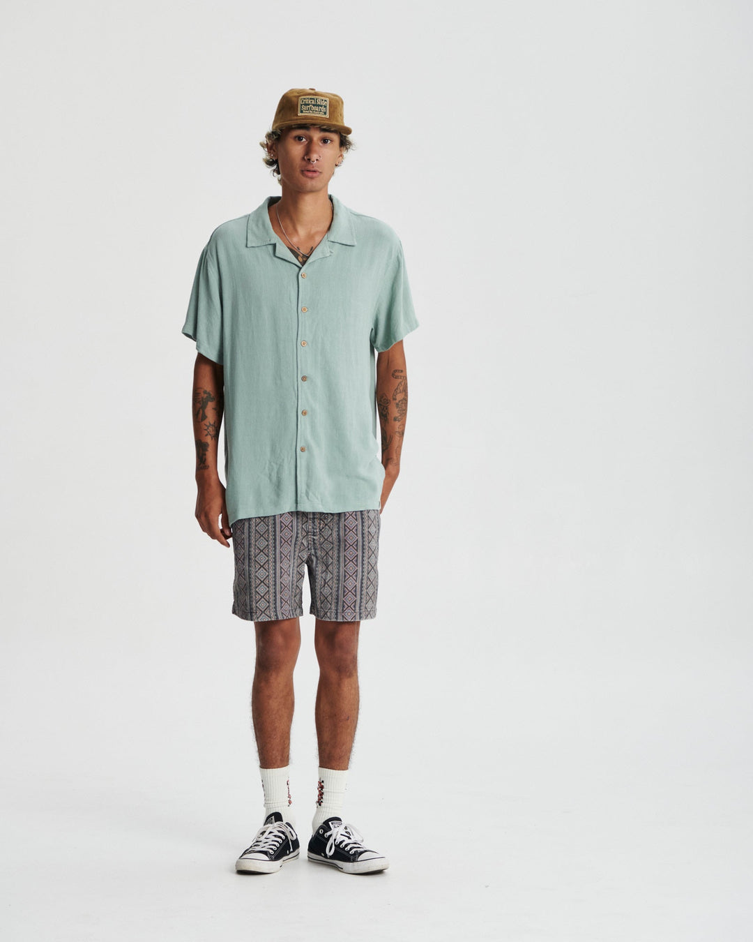 Critical Slide Ernie Resort Shirt - Seagrass - Sun Diego Boardshop