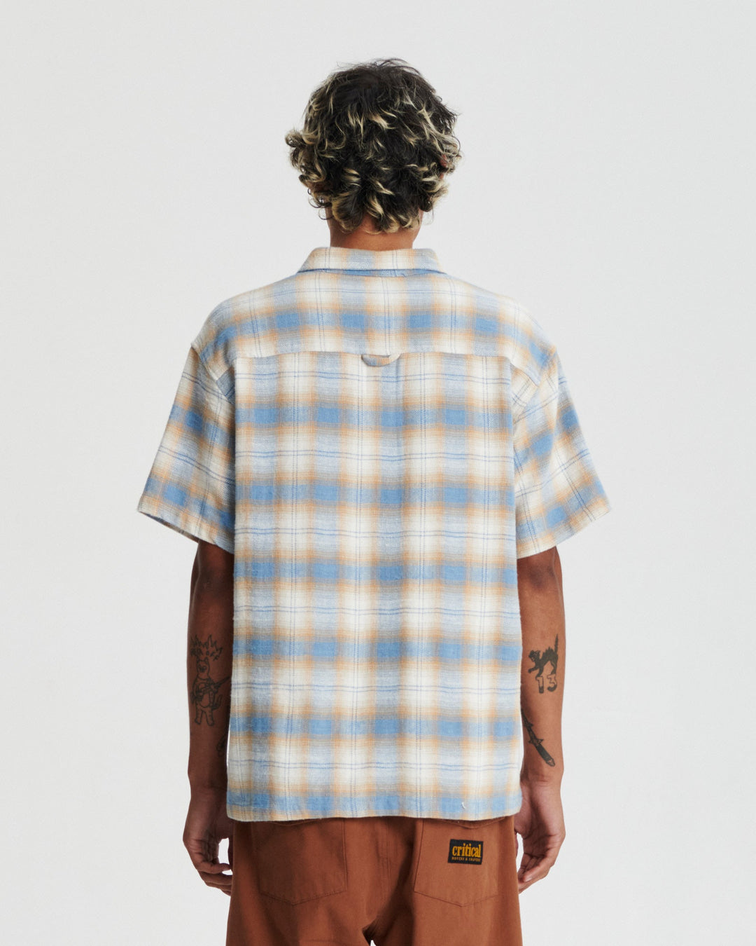 Critical Slide Seaside Shortsleeve Shirt - BLUE - Sun Diego Boardshop