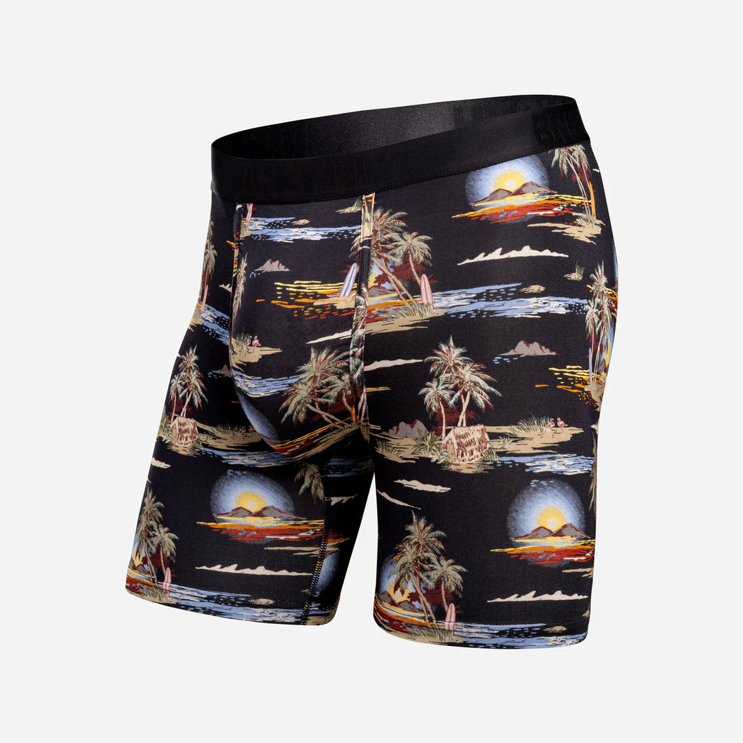 Bn3Th Classic Icon Boxer Brief - Tropical Landscape-Black - Sun Diego Boardshop
