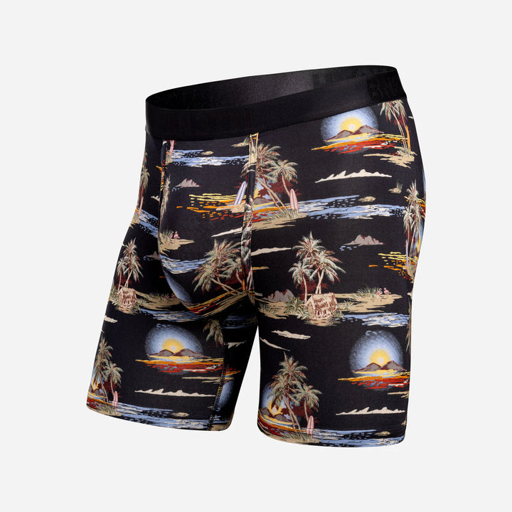 Bn3Th Classic Icon Boxer Brief - Tropical Landscape-Black - Sun Diego Boardshop