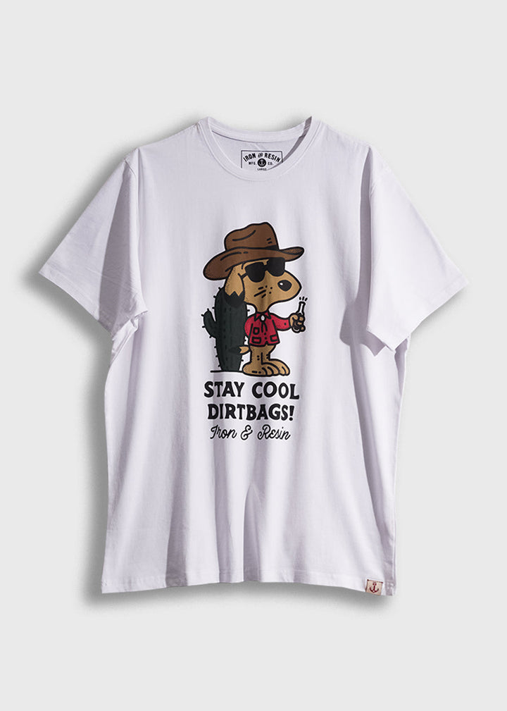 Iron & Resin Stay Cool Tee - White - Sun Diego Boardshop