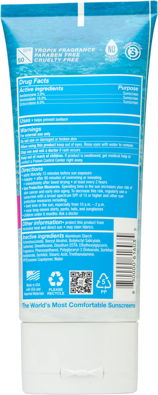 Surface SPF50 TROPIX SUNSCREEN LOTION - 6OZ - Sun Diego Boardshop