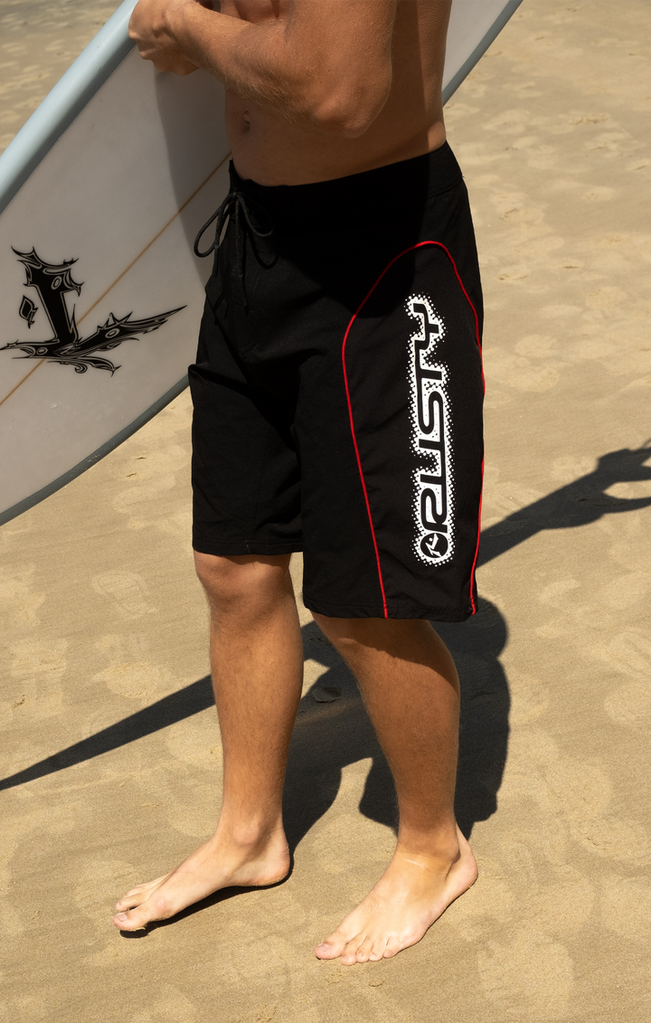 Rusty Piping Spice Fixed Boardshort - Black Blk - Sun Diego Boardshop