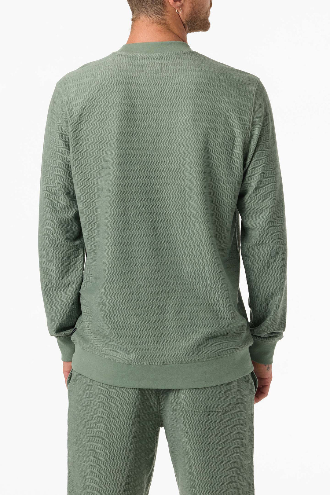 O'Neill Men's Bavaro Solid Crew Neck Fleece - Sage - Sun Diego Boardshop