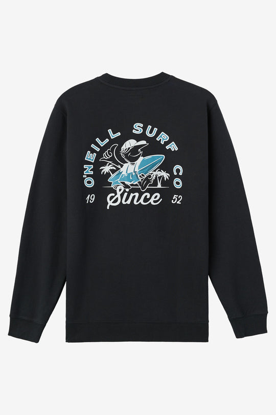 O`Neill FIFTY TWO CREW PULLOVER FLEECE - DARK CHARCOAL - Sun Diego Boardshop