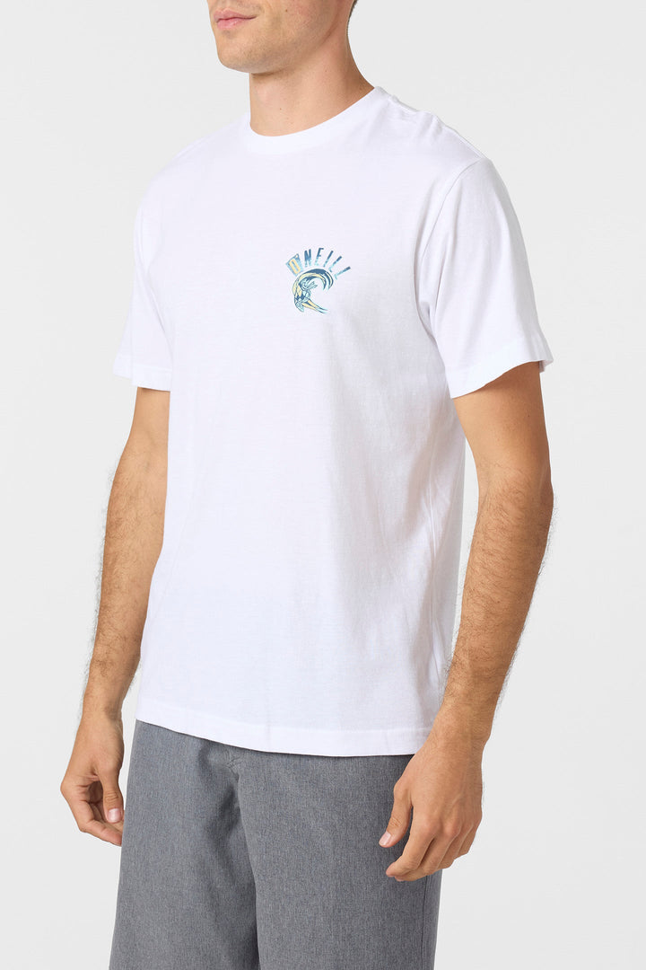 O'Neill Spike Standard Fit Tee - White - Sun Diego Boardshop