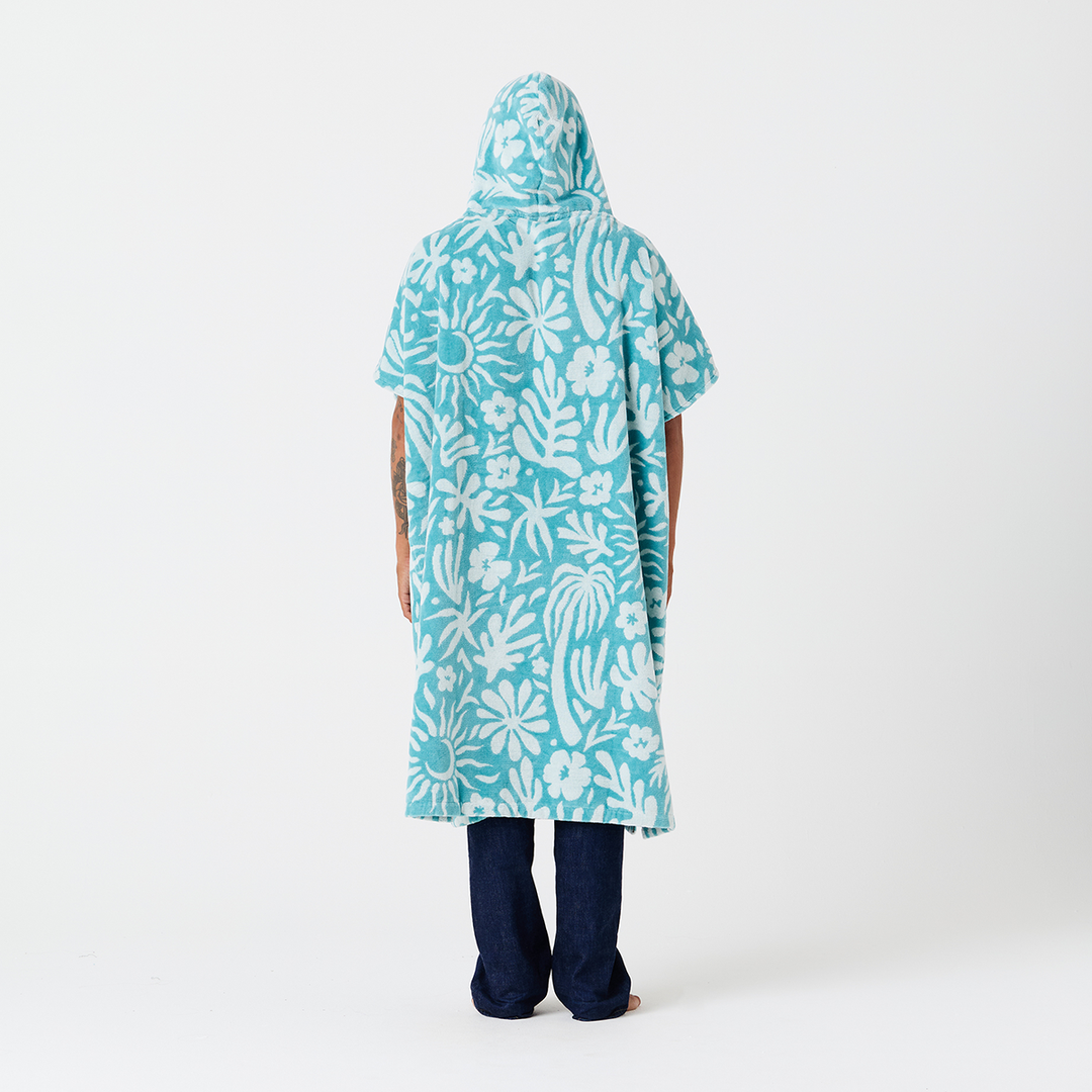 Slowtide Sunny Extra-Warm Poncho - Sky Blue - Sun Diego Boardshop