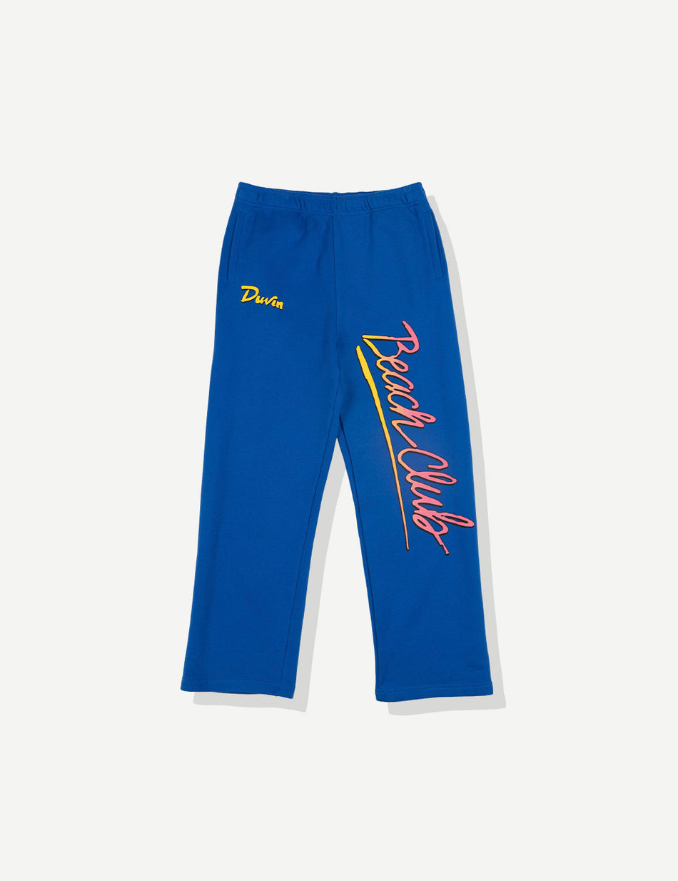 Duvin Beach Club Wide Leg Sweatpant - Blue - Sun Diego Boardshop