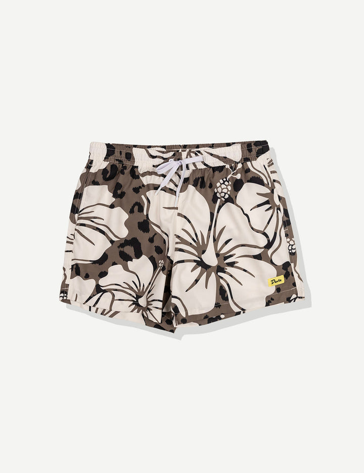Duvin Hibiscus Leopard Swim Short - Black - Sun Diego Boardshop