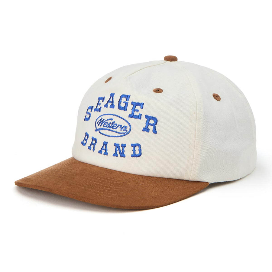 Seager Saloon Snapback - Cream/Brown - Sun Diego Boardshop