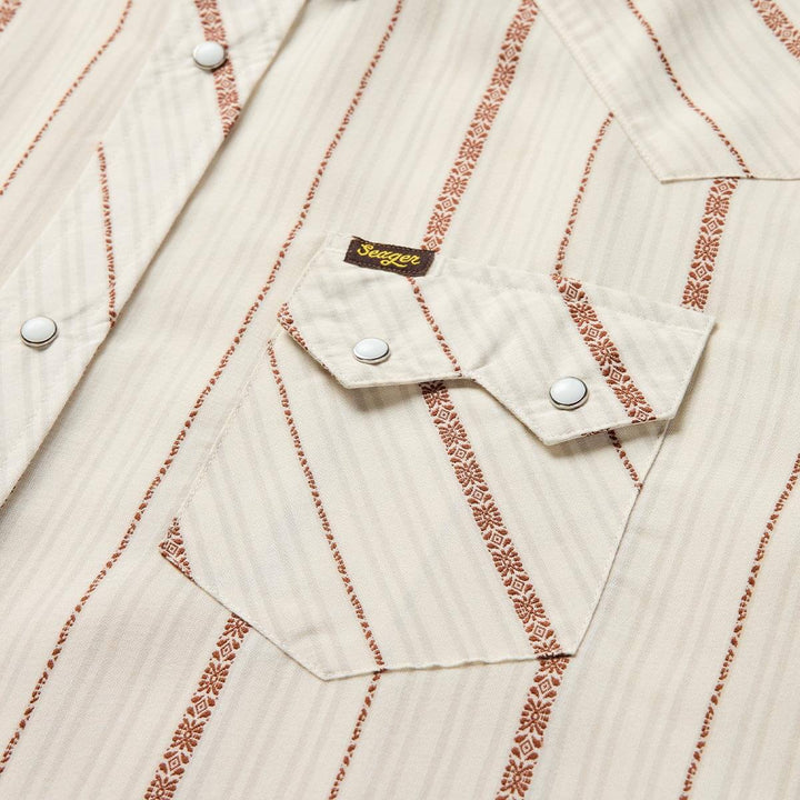Seager Men's Sawtoof Short Sleeve Shirt - Azteca Tile - Sun Diego Boardshop