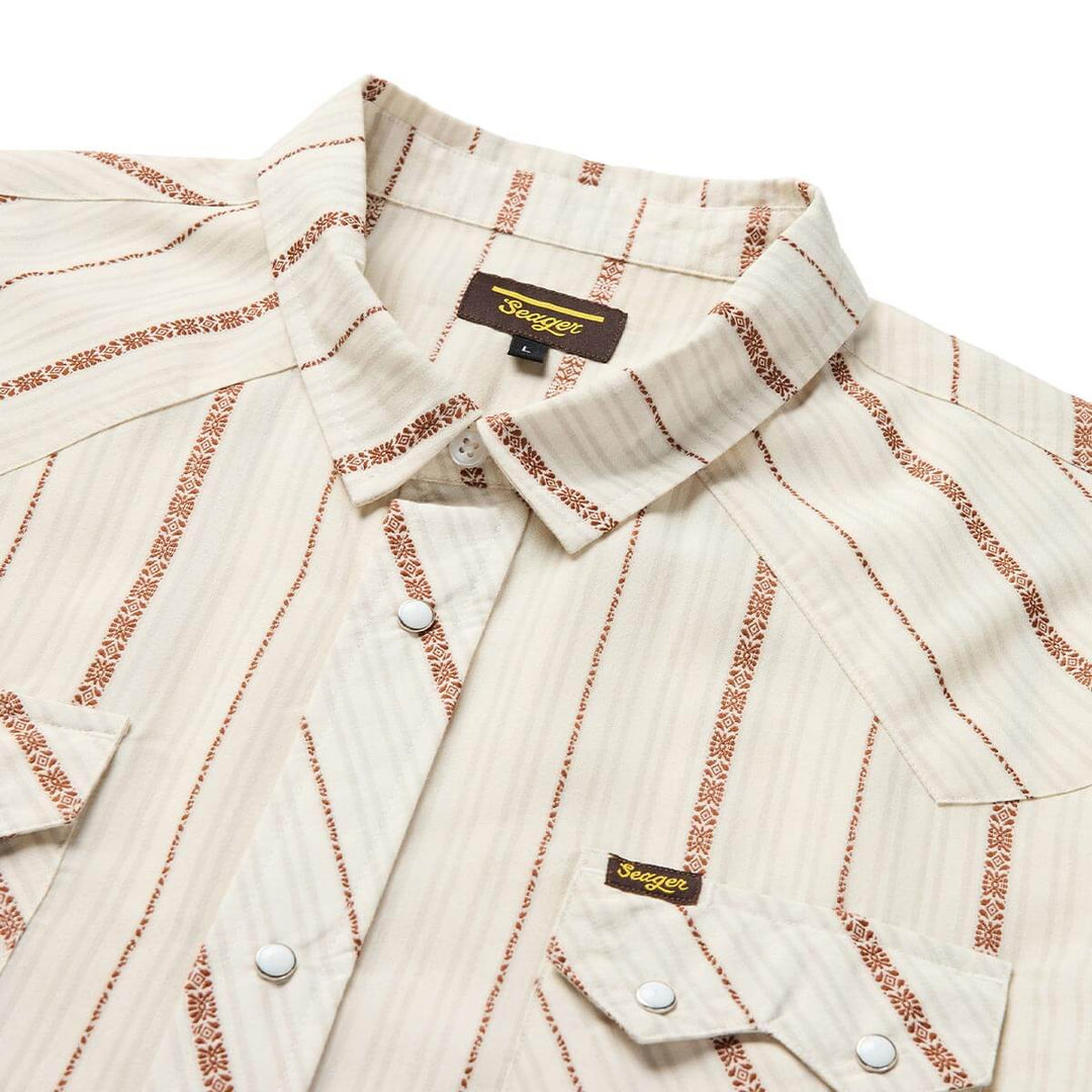 Seager Men's Sawtoof Short Sleeve Shirt - Azteca Tile - Sun Diego Boardshop