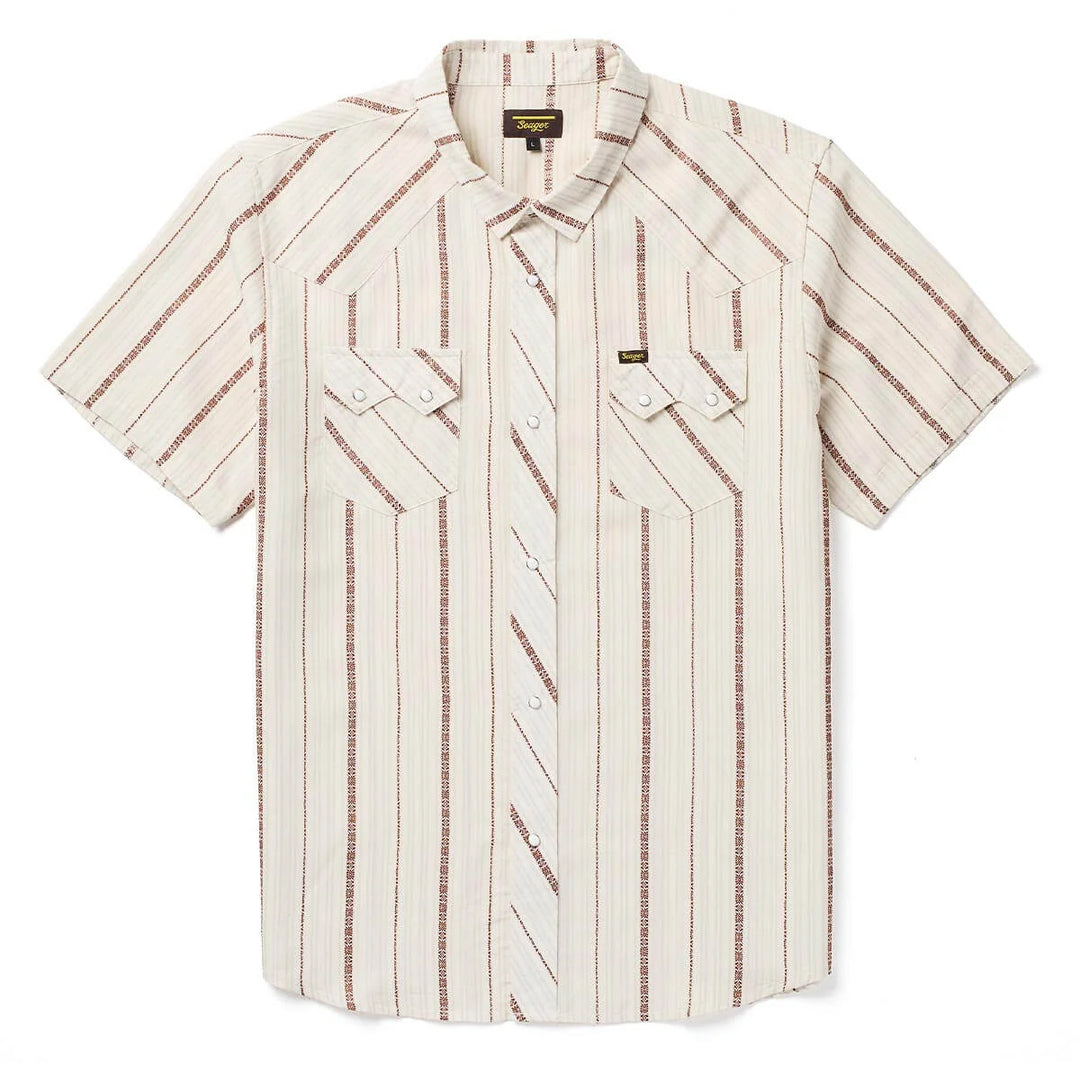 Seager Men's Sawtoof Short Sleeve Shirt - Azteca Tile - Sun Diego Boardshop