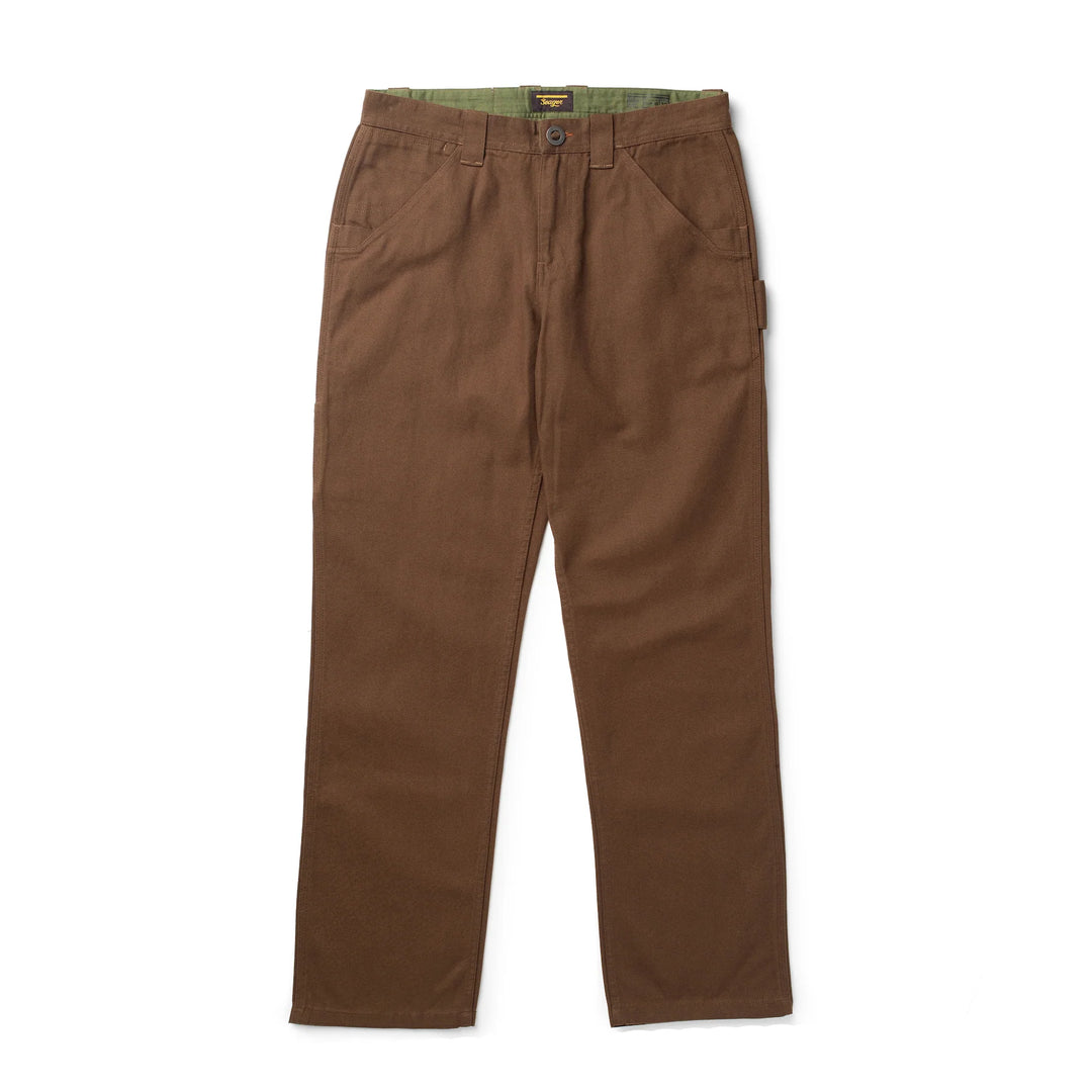 SEAGER Bison Canvas Pant - BROWN - Sun Diego Boardshop