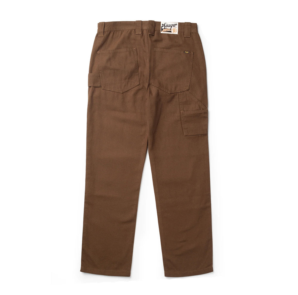 SEAGER Bison Canvas Pant - BROWN - Sun Diego Boardshop