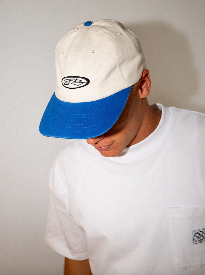 Rusty Kick Flip Dad Cap - Magazine Blue - Sun Diego Boardshop