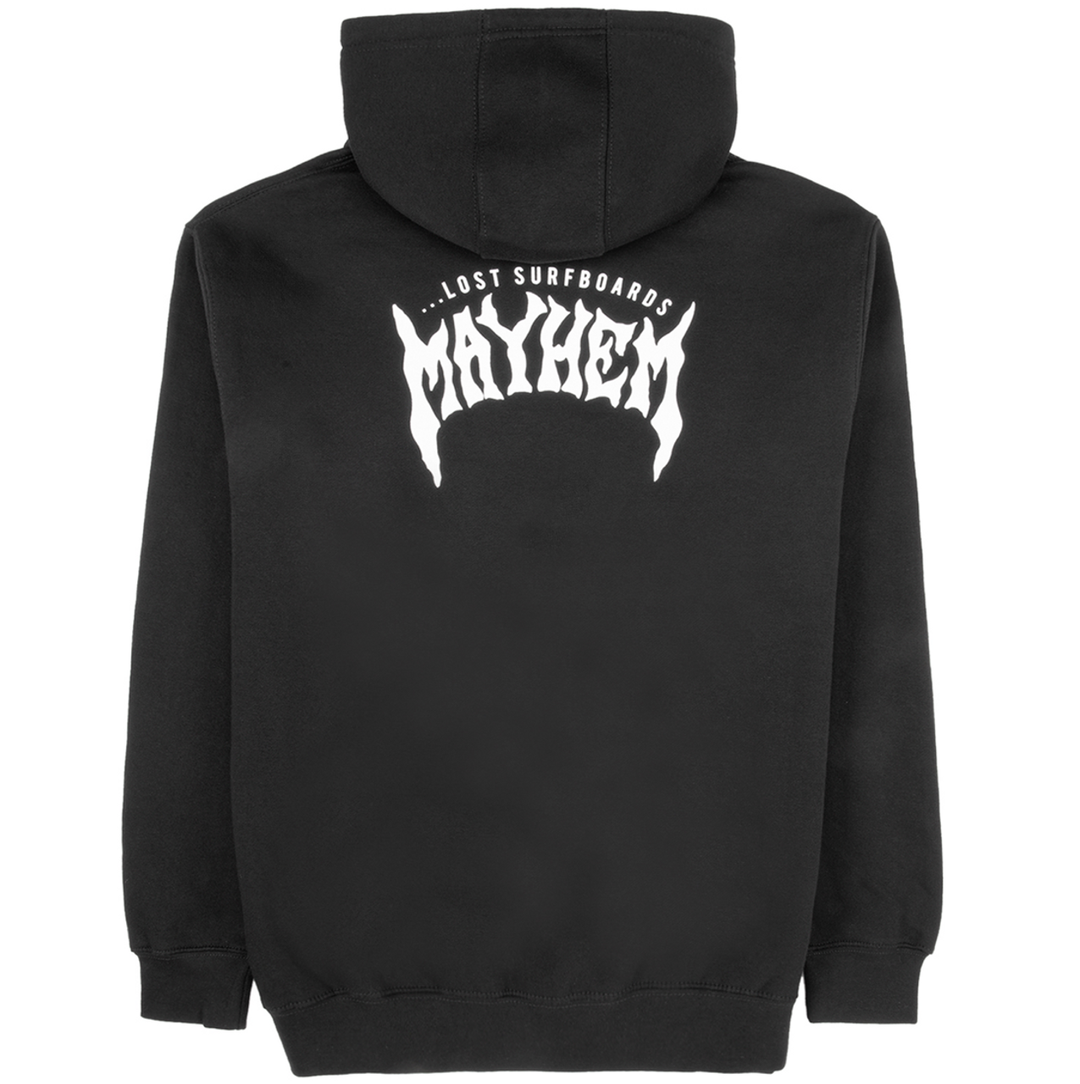 Lost ENTERPRISES MAYHEM DESIGNS HEAVY HOODIE - BLACK - Sun Diego Boardshop