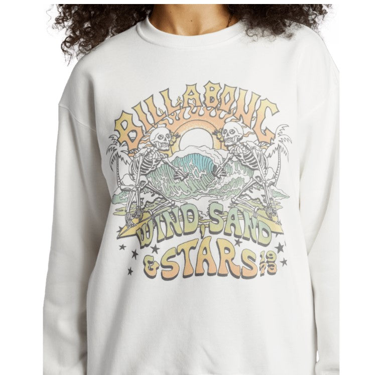 Billabong Wind In Your Hair Sweatshirt  - SALT CRYSTAL - Sun Diego Boardshop