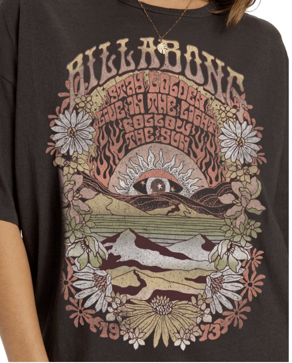 Billabong Golden Times Tee - OFF BLACK - Sun Diego Boardshop