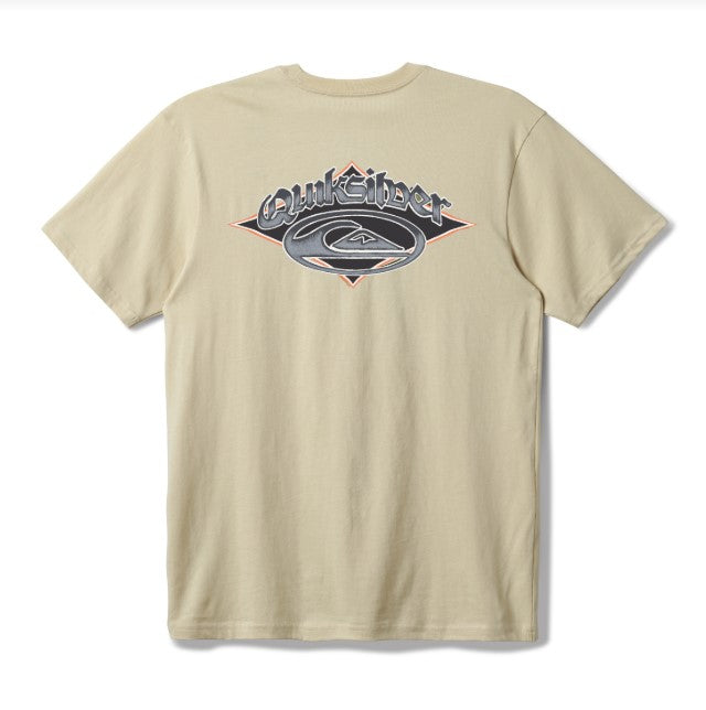 Quiksilver Brushwork Short Sleeve T-Shirt - Fog - Sun Diego Boardshop