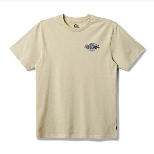 Quiksilver Brushwork Short Sleeve T-Shirt - Fog - Sun Diego Boardshop