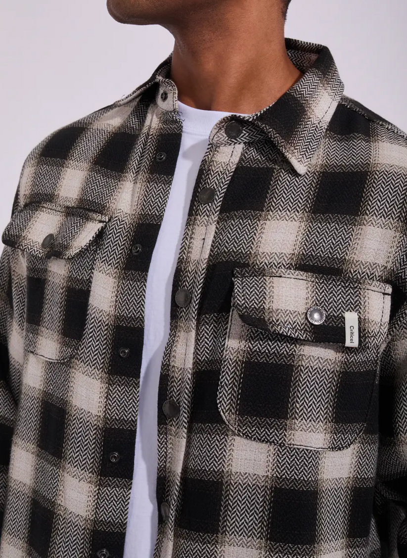 Critical Slide Cooma Overshirt - Black - Sun Diego Boardshop