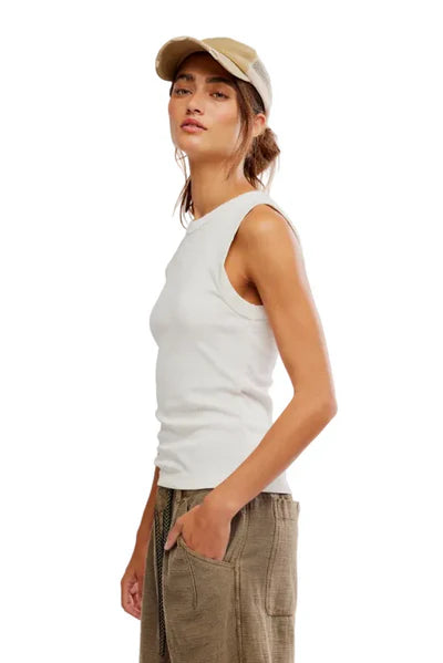 Free People Murphy Tank Top - Whisper White - Sun Diego Boardshop