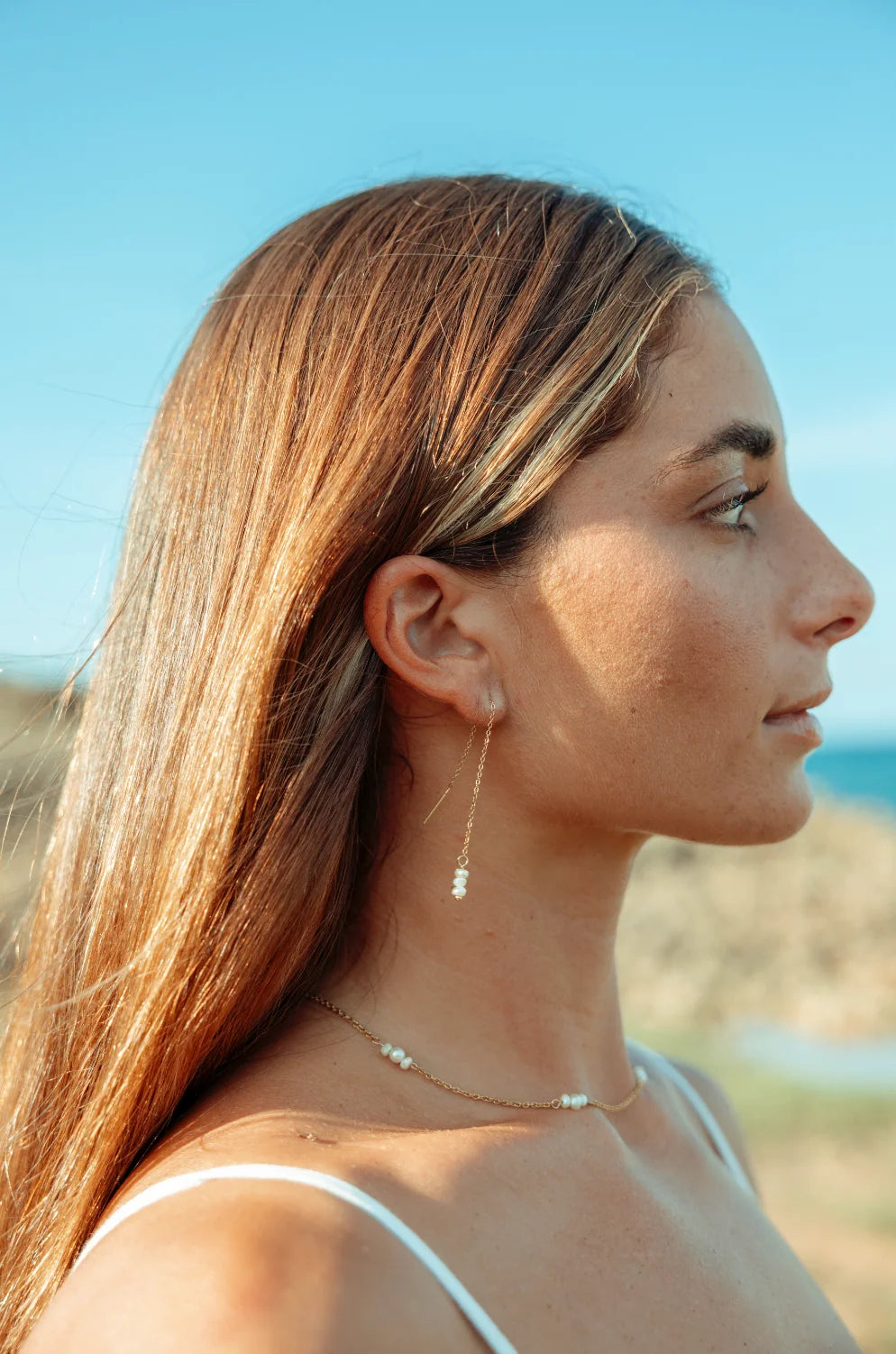 Salty Cali La Perla Necklace - Gold - Sun Diego Boardshop