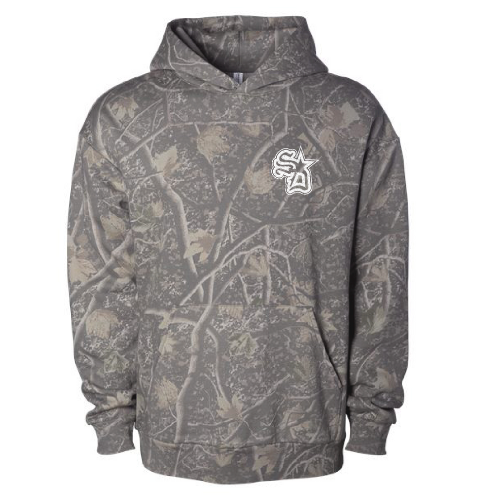 SunDiego SD Star Deadwood Camo Sweatshirt - Camo/White - Sun Diego Boardshop