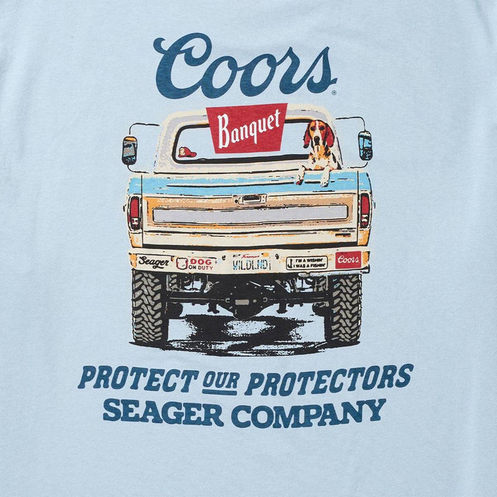 Seager Seager X Coors Banquet Bumper Tee - Blue - Sun Diego Boardshop