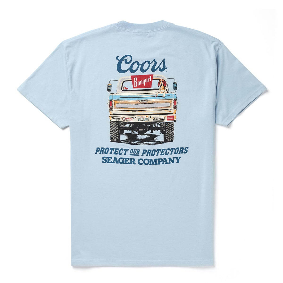 Seager Seager X Coors Banquet Bumper Tee - Blue - Sun Diego Boardshop
