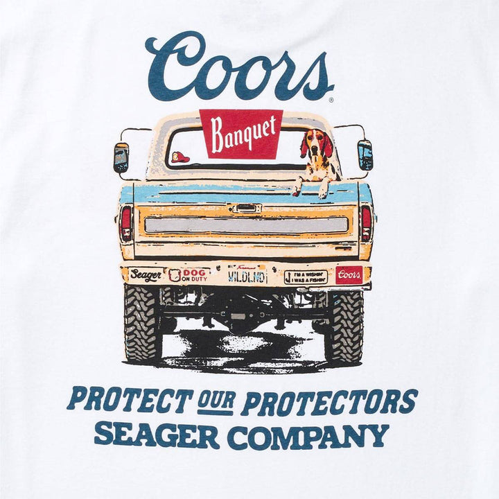 Seager Seager X Coors Banquet Bumper Tee - White - Sun Diego Boardshop