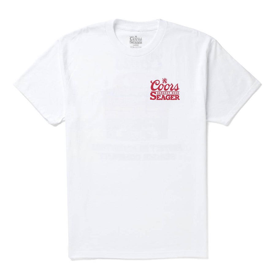 Seager Seager X Coors Banquet Bumper Tee - White - Sun Diego Boardshop