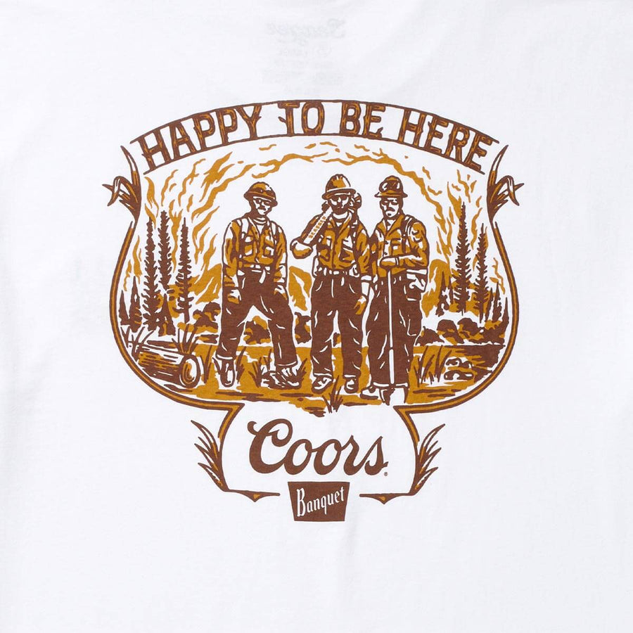 Seager Seager X Coors Banquet Hotshots Tee - White - Sun Diego Boardshop