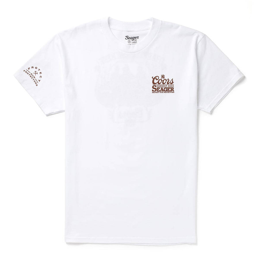 Seager Seager X Coors Banquet Hotshots Tee - White - Sun Diego Boardshop