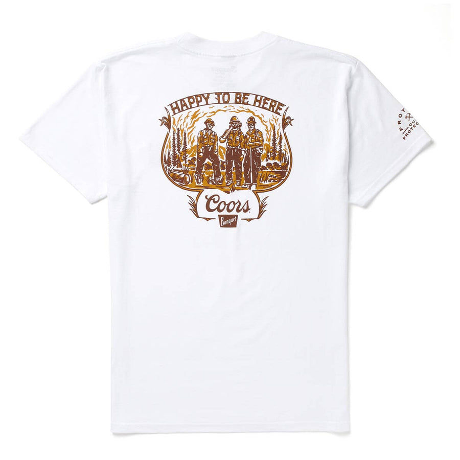 Seager Seager X Coors Banquet Hotshots Tee - White - Sun Diego Boardshop