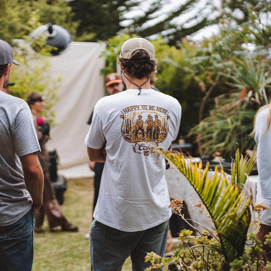 Seager Seager X Coors Banquet Hotshots Tee - White - Sun Diego Boardshop