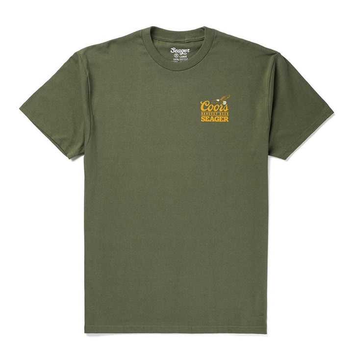 Seager Seager X Coors Banquet Preserve Tee - Surplus Green - Sun Diego Boardshop