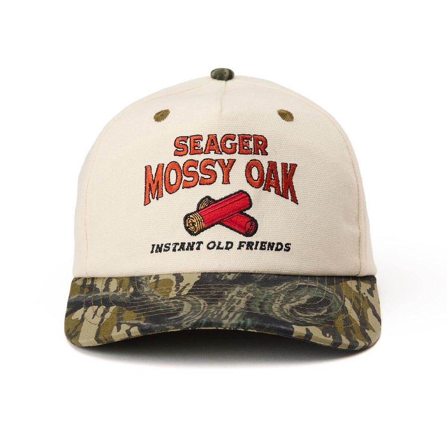 Seager X Mossy Oak Gone Huntin' Snapback - Cream/Camo