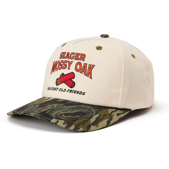 Seager X Mossy Oak Gone Huntin' Snapback - Cream/Camo