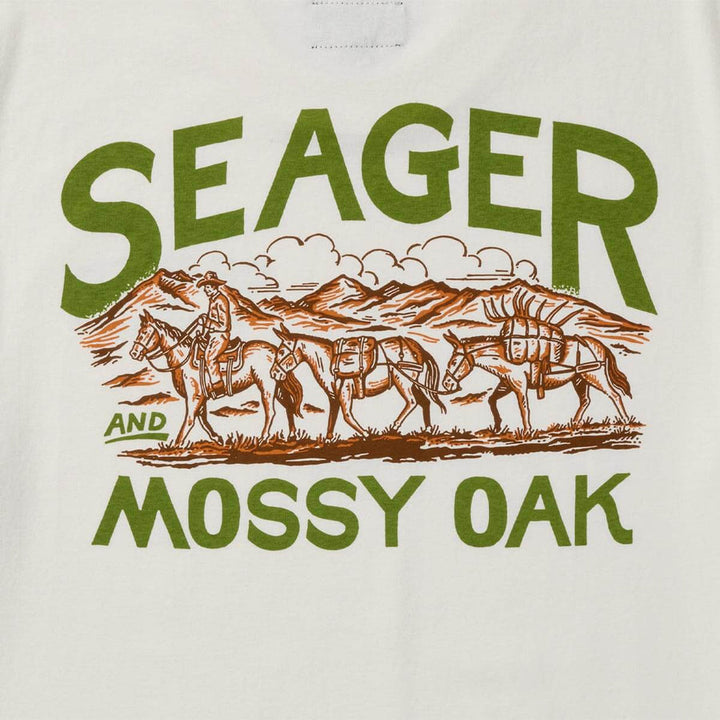 Seager X Mossy Oak Pack Out Tee - Vintage White